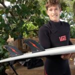 סט חרבות Nathan Florence Big Wave Tri Fins – Performance Glass, Black, LRG