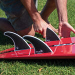 סט חרבות Harley Longboard Tri Fins – XXL, Performance Core, Black
