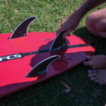 סט חרבות Harley Longboard Tri Fins – XXL, Performance Core, Black