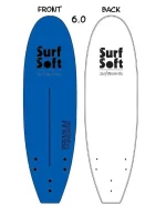 גלשן סופט תכלת של SURF SOFT – גלשן מקצועי ובטוח ללימוד גלישה