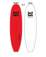 גלשן סופט אדום של SurfSoft – גלשן מקצועי ובטוח ללימוד גלישה