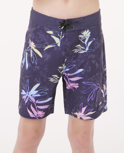 מכנסי גלישה Mirage לילדים – עם שרוך התאמה, כיס אחורי, הדפס ייחודי ובד ממוחזר דוחה מים