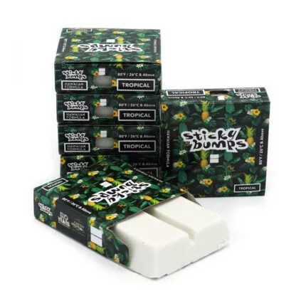שעוות גלישה Sticky Bumps – קלה לשימוש, עמידה, למים חמים (26°C ומעלה)