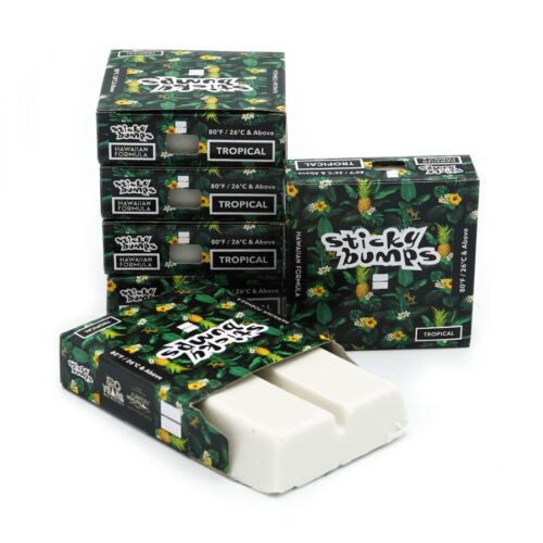 שעוות גלישה Sticky Bumps – קלה לשימוש, עמידה, למים חמים (26°C ומעלה)