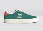 Naioca Teal Suede – נעלי סניקרס טבעיות, נוחות וסטייל ייחודי | עור באישור LWG