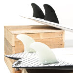 סט חרבות Power Twin Fins – Navy Black, L-XL