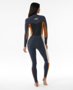 Womens Dawn Patrol 3/2mm Chest Zip Wetsuit Light Brown