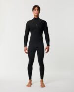 חליפת גלישה לגברים – Dawn Patrol 3/2 Chest Zip Wetsuit - Black