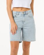 AGGIE RELAXED DEN SHORT ג׳ינס קצר נשים