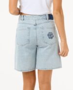 AGGIE RELAXED DEN SHORT ג׳ינס קצר נשים