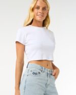AGGIE RELAXED DEN SHORT ג׳ינס קצר נשים