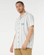 MOD CALI STRIPE S/S SHIRT חולצה מכופתרת