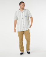 MOD CALI STRIPE S/S SHIRT חולצה מכופתרת