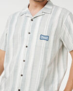MOD CALI STRIPE S/S SHIRT חולצה מכופתרת