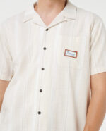 MOD CALI STRIPE S/S SHIRT חולצה מכופתרת