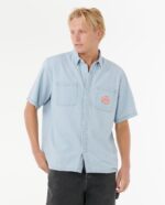 RAW ENERGY DENIM S/S SHIRT חולצה מכופתרת