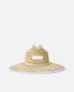 MIXED STRAW SUN HAT כובע קש - כובעי קיץ - תמונה 2