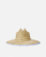 MIXED STRAW SUN HAT כובע קש - כובעי קיץ - תמונה 3