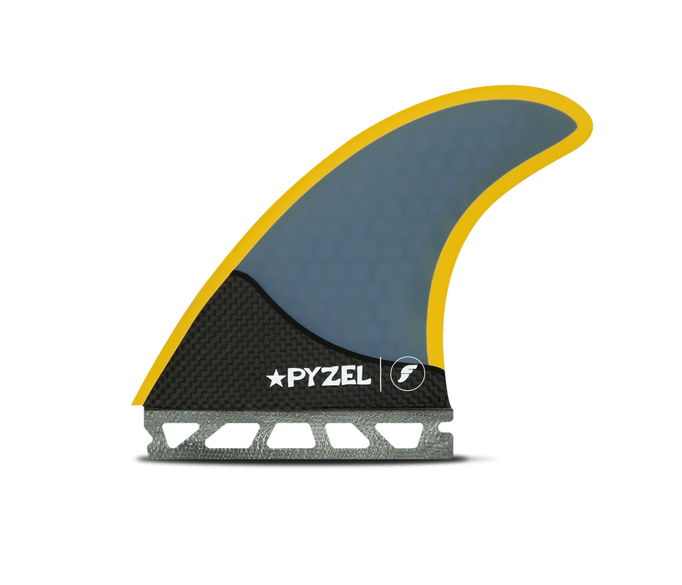 סט חרבות FUTURES PYZEL Honeycomb/Carbon Large Blue/Yellow