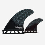 סט חרבות FUTURES RASTA QUAD Honeycomb Medium Black/Teal