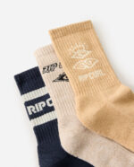 ICONS OF SURF SOCK 3-PK