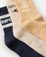 ICONS OF SURF SOCK 3-PK