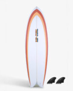 גלשן RIP CURL – RC TWIN 2F(FT) PU - Clear/Orange