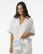 SANTORINI SUN PRINTED SHIRT