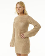 SOLEIL CROCHET MINI DRESS