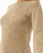 SOLEIL CROCHET MINI DRESS