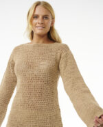 SOLEIL CROCHET MINI DRESS