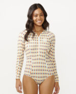 LOTTIE CHECK LS UPF SURFSUIT