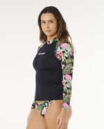 MOLOKAI LS FLORAL INSERT חולצה ארוכה לנשים