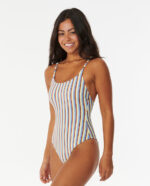 TROPICS STRIPE CHEEKY ONEPIECE