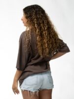 חולצה קצרה לגברים – SHEMESH (Brown)