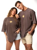 חולצה קצרה לגברים – SHEMESH (Brown)