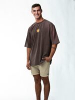 חולצה קצרה לגברים – SHEMESH (Brown)