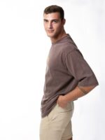 חולצה קצרה לגברים – SHEMESH (Brown)