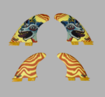 סט 5 חרבות ברניז Acid Goat