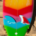 סט חרבות Mark Richards Freeride Twin Fin Set – Performance Glass, XL, Blue/Red/White