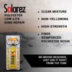שרף תיקון פוליאסטר לאור חלש – Solarez Polyester Low-Lite 1 oz