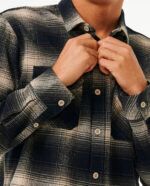 חולצה מכופתרת ארוכה לגברים – COUNT FLANNEL SHIRT
