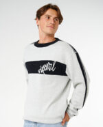 סווטשירט ארוך לגברים – PANEL BEATER KNIT CREW