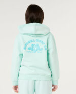 קפוצ'ון לילדות – HIBISCUS HEAT LOGO HOOD – GIRL