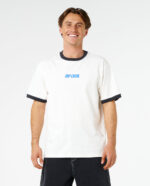 חולצה קצרה לגברים - LIQUID TRIPS RINGER TEE