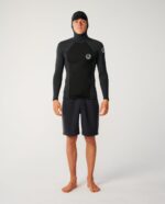 ווסט גלישה עם כובע חליפה לגברים – ULTIMATE SEARCH LS HOOD VEST – BLACK