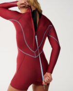 חליפת גלישה קצרה לנשים – SG WMS DAWN PATROL BZ LS SPR 2 – DARK RED