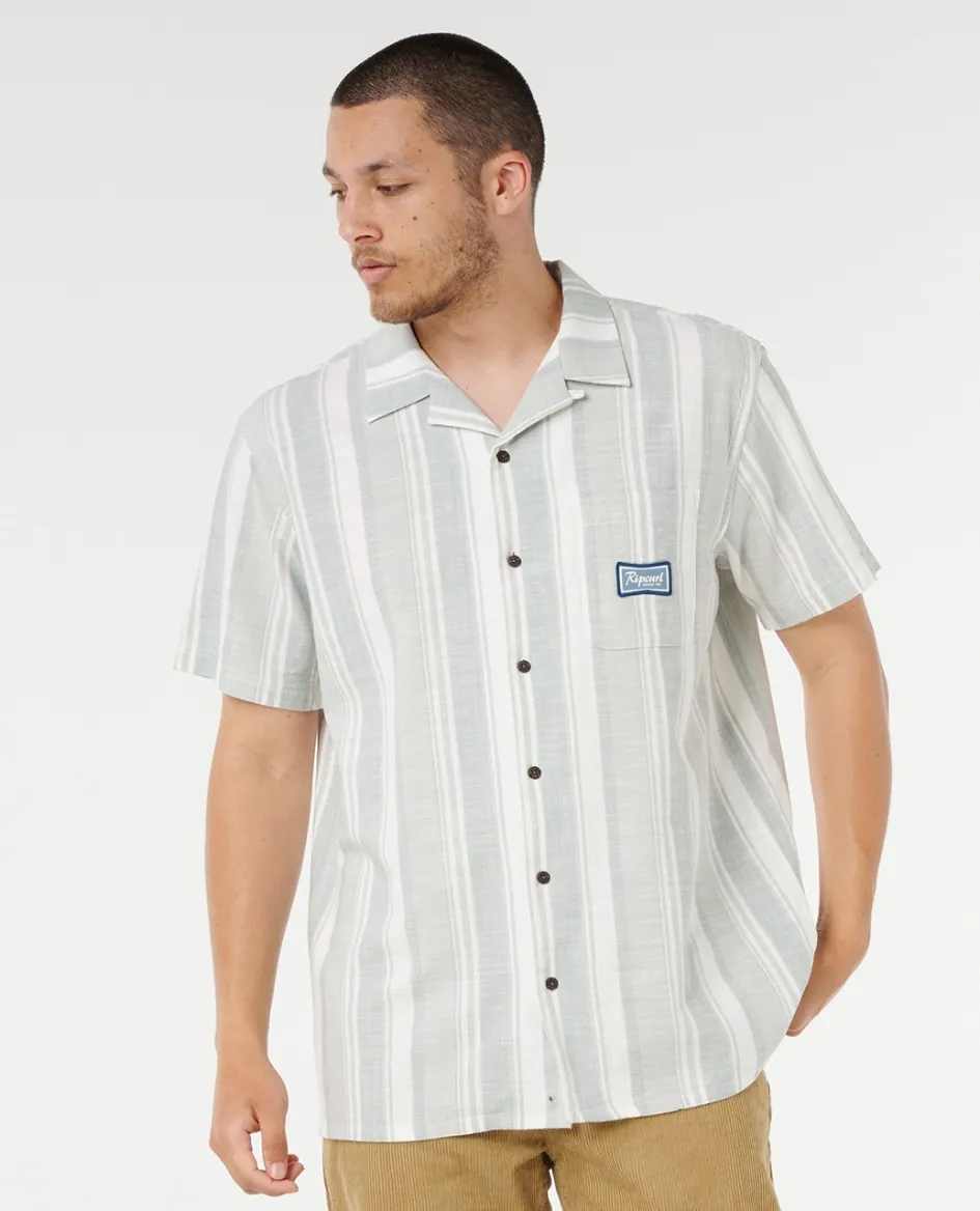 MOD CALI STRIPE S/S SHIRT חולצה מכופתרת - חולצות