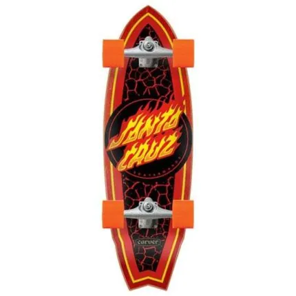 קארבר Flame Dot x Carver Shark Tail 31.52 - סקייטבורדים