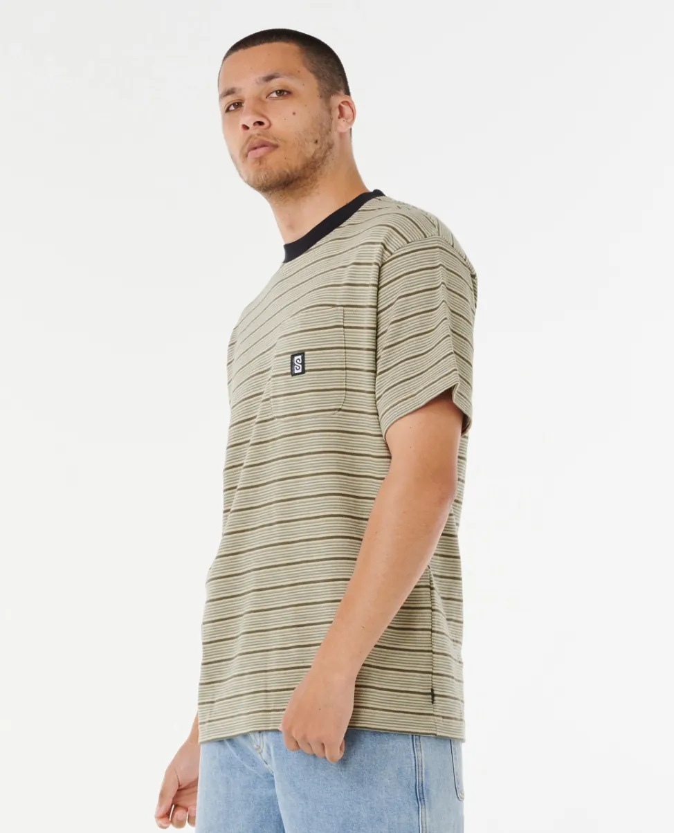 SEARCH STRIPE T חולצת טי - חולצות - תמונה 2